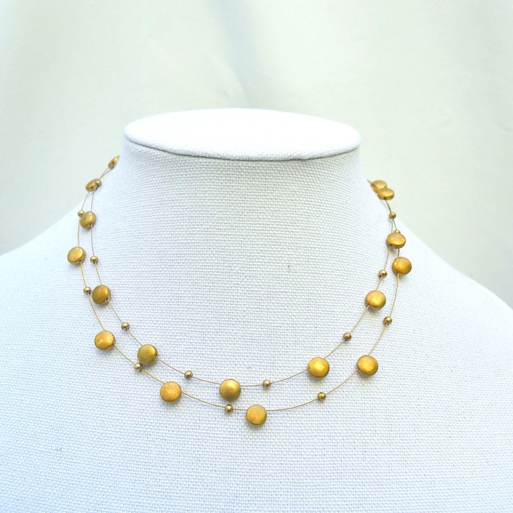 Nine West Beaded Choker Necklace